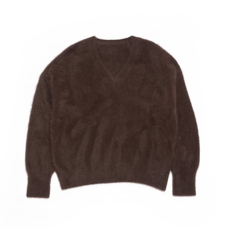 |FOX CASHMERE V-NECK KNIT cocelle