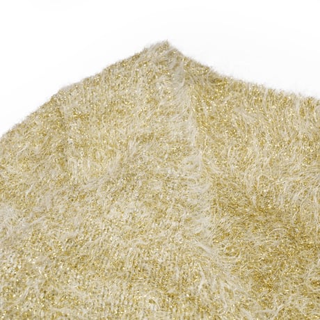 LAME SHAGGY CARDIGAN　岩田屋定番コレクション掲載商品