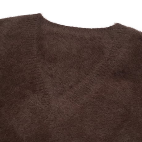 |FOX CASHMERE V-NECK KNIT cocelle