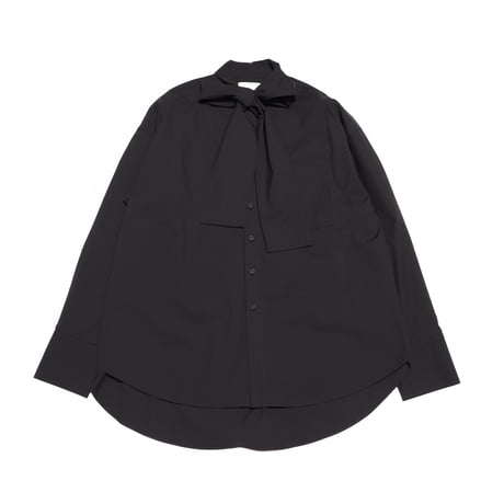 01 ❘ RIPSTOP BOW-TIE BLOUSE tradia