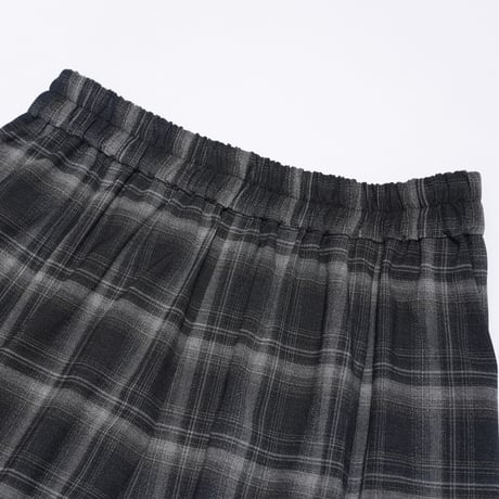 02｜CHECK GATHER SKIRT anemoa
