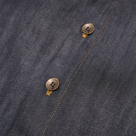 | DENIM LIKE BOW-TIE BLOUSE eucal