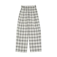 04｜CHECK WIDE PANTS  nemoa