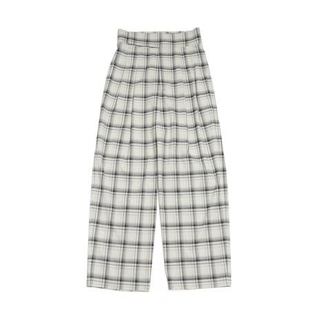 04｜CHECK WIDE PANTS  nemoa