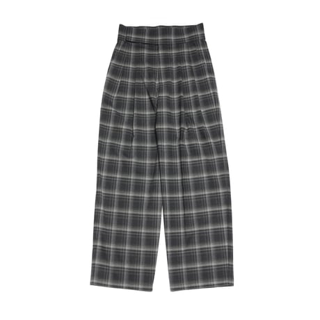 04｜CHECK WIDE PANTS  nemoa