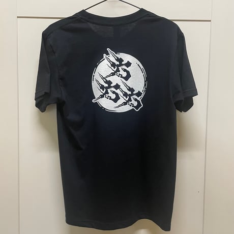 六六六　日の丸Tシャツ　黒
