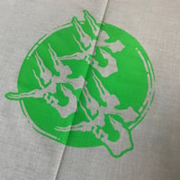 六六六　日の丸手ぬぐい　Kグリーン