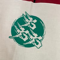 六六六　日の丸手ぬぐい　緑