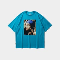 TIGHTBOOTH DISTORTION S/S T-SHIRT (Aquamarine)｜タイトブース ディストーション ショートスリーブ ティー（アクアマリン）