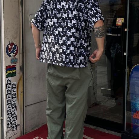 ATTACK ORIGINAL “AS WAVE” VACANCES SHIRT (Black)｜アタック オリジナル “AS ウェーブ” バカンス シャツ（ブラック）