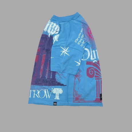 FIRST ROW GODS AND MORTALS OLYMPUS DOMAIN TEE (Light Blue)｜ファーストロウ ゴッズ アンド モータルズ ティー（ライトブルー）