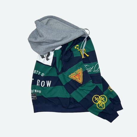 FIRST ROW STATE OF MIND CLUB SCRIPT HOODIE (GREEN) | ファーストロウ ステートオブマインド クラブスクリプト フーディー（グリーン）