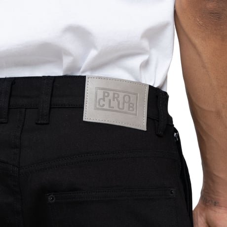 PRO CLUB Barrel Leg Carpenter Pant (BLK)｜プロクラブ バレル レッグ カーペンター パンツ（ブラック）
