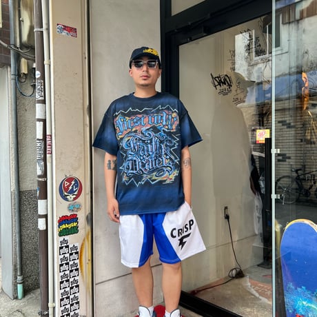 CRISP Color Block Shorts (Blue&White)｜クリスプ カラーブロック ショーツ（ブルー＆ホワイト）