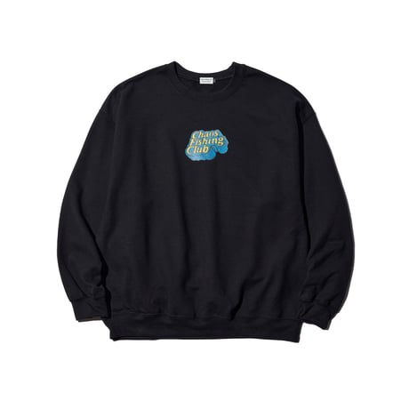 Chaos Fishing Club Swordfish Crew Neck L/S (BLACK) | カオスフィッシングクラブ ソードフィッシュ クルーネック ロングスリーブ ブラック