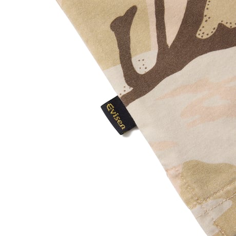 EVISEN E LOGO CAMO TEE (Sand Camo)｜エヴィセン E ロゴ カモ ティー（サンド カモ）