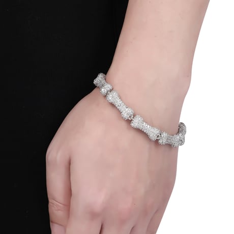 $ole only bone chain bracelet (Silver)｜ソールオンリー ボーン チェーン ブレスレット（シルバー）