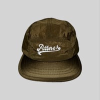 ATTACK ORIGINAL “Attack Sports” Nylon Rip-stop Cap (Olive)｜アタックオリジナル アタックスポーツ　ナイロンリップストップ キャップ（オリーブ）