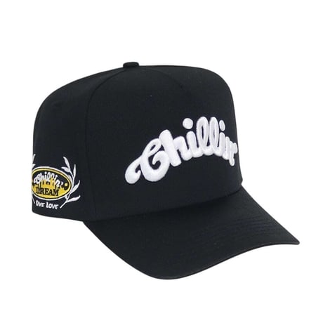 CHILLIN' 5panel Cap Star (Black / Yellow) | チリン ファイブパネル キャップ スター（ブラック / イエロー）