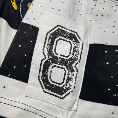 FIRST ROW CLASSIC MONO CLUB POLO SHIRT (Black)｜ファーストロウ クラシック モノ クラブ ポロシャツ（ブラック）