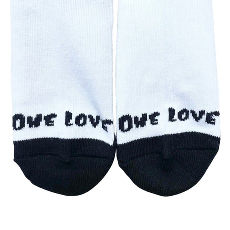 CHILLIN' Logo Socks “Low” (Black / White) | チリン ロゴ ソックス “ロー”（ブラック／ホワイト）