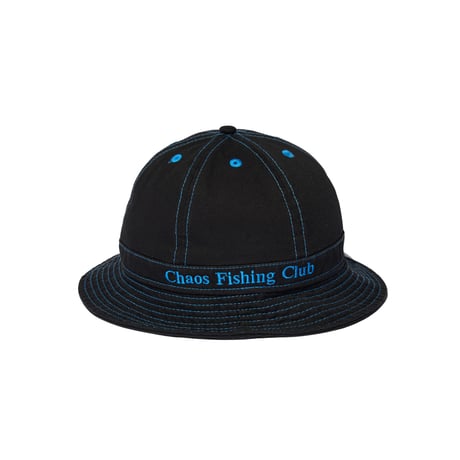 Chaos Fishing Club Logo Bucket Hat (BLACK)｜カオス フィッシング クラブ ロゴ バケットハット（ブラック）