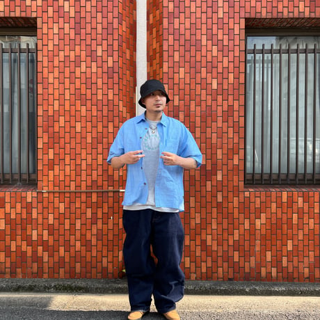 EVISEN WILLIAM SHIRT THE 8th (Blue)｜エヴィセン ウィリアム シャツ ザ エイス（ブルー)