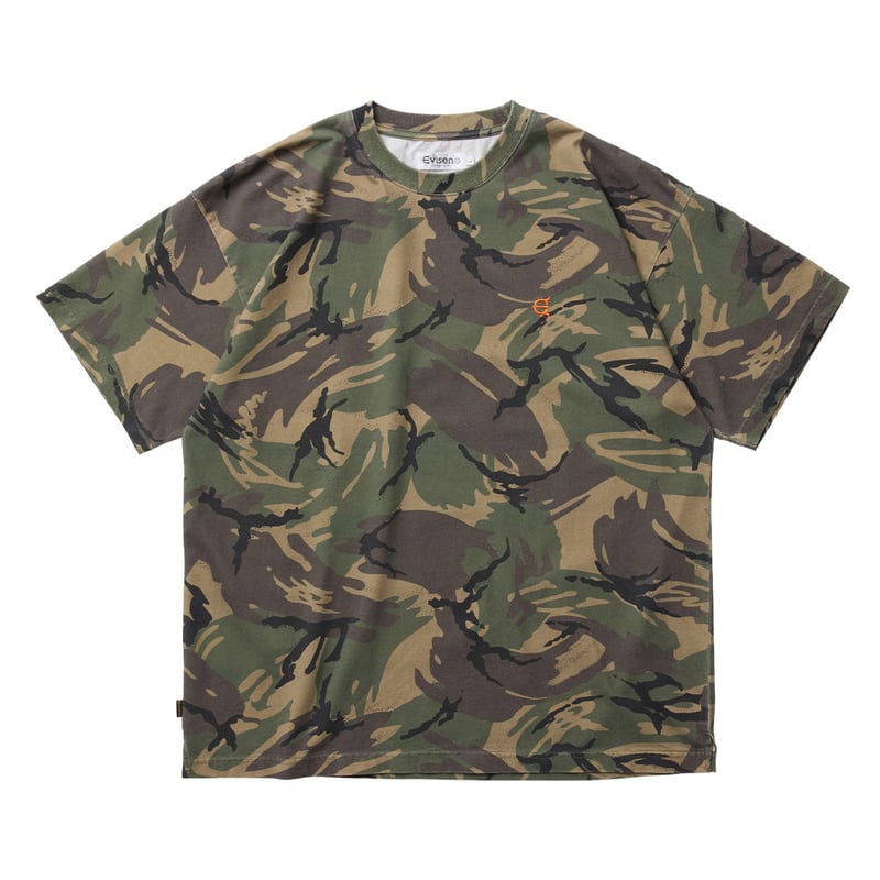 EVISEN E LOGO CAMO TEE (Camo)｜エヴィセン E ロゴ カモ ティー