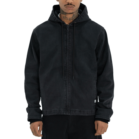 PRO CLUB HEAVY WEIGHT DENIM ZIP (BLK)｜プロクラブ ヘビーウェイト デニム ジップ（ブラック)