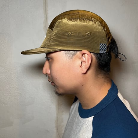 ATTACK ORIGINAL “Attack Sports” Nylon Rip-stop Cap (Olive)｜アタックオリジナル アタックスポーツ　ナイロンリップストップ キャップ（オリーブ）