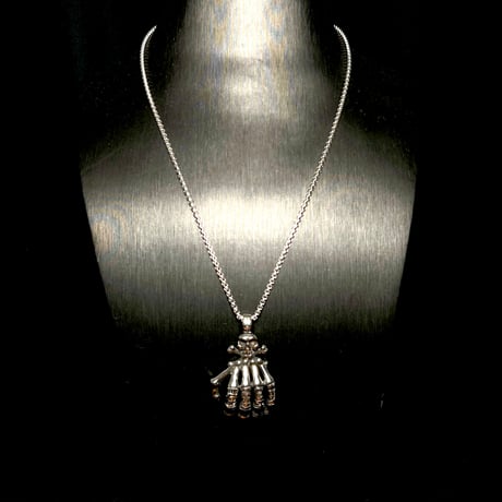 JOHN SOFIA Bone Hand Necklace (Silver)｜ジョン ソフィア ボーン ハンド ネックレス（シルバー)