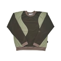 JOHN SOFIA Earth Wave Crewneck (Army1/6)｜ジョンソフィア アースウェーブ クルーネック（アーミー1/6）