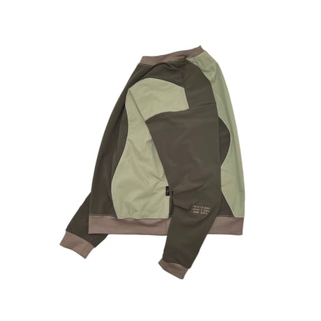 JOHN SOFIA Earth Wave Crewneck (Army1/6)｜ジョンソフィア アースウェーブ クルーネック（アーミー1/6）