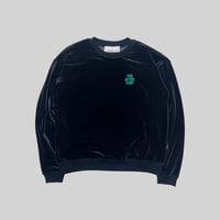 JOHN SOFIA Velour Crewneck (Black)｜ジョンソフィア ベロア クルーネック（ブラック）