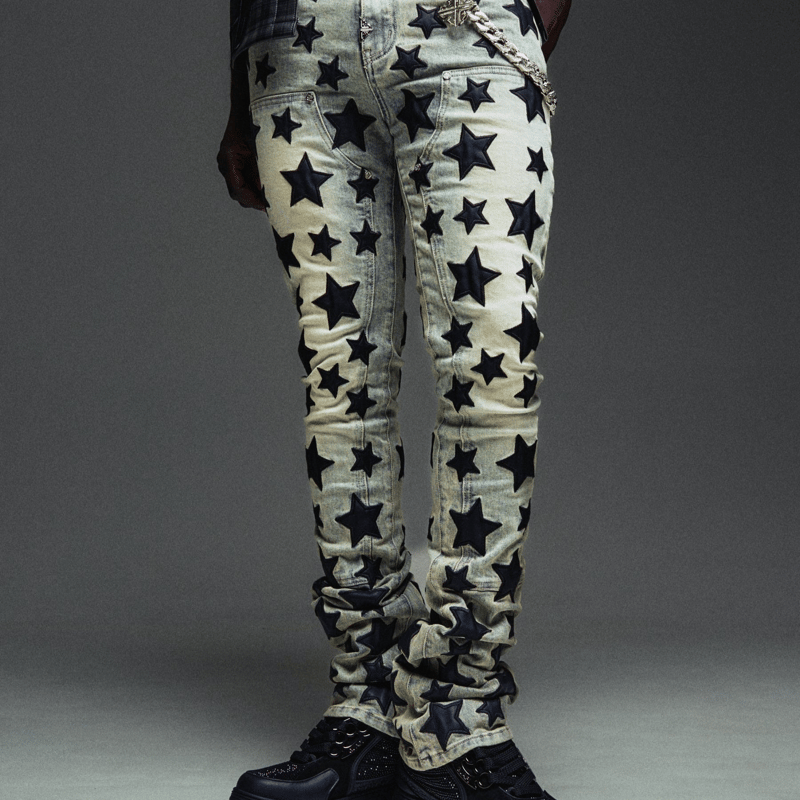 GUAPI Vintage Blue Stars Denim V2 (Blue)｜グアピ ヴィ