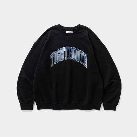 TIGHTBOOTH COLLEGE CREW SWEAT (Black) | タイトブース カレッジ クルー スウェット（ブラック）