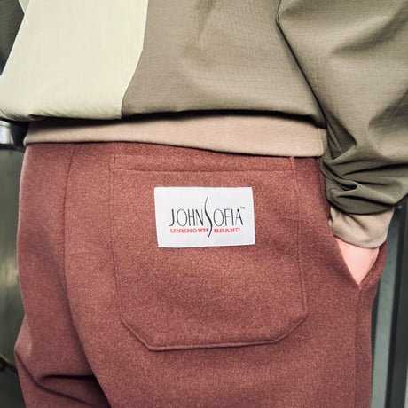JOHN SOFIA The After Zone Fleece Trousers (Brick)｜ジョンソフィア アフターゾーン フリーストラウザーズ（ブリック）