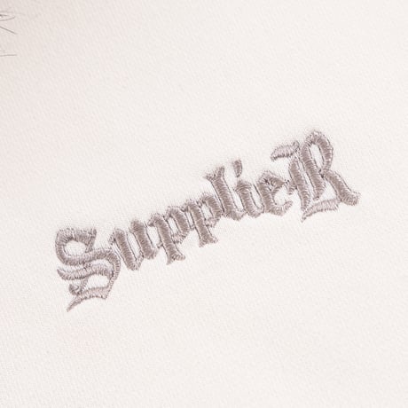SUPPLIER Faux Fur Cross Zip Hoodie (OFF WHITE) | サプライヤー フォーファー クロス ジップフーディー（オフホワイト）