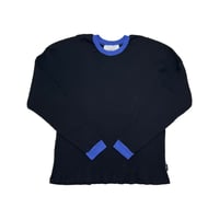 JOHN SOFIA Ringer Rib Knit (Black) | ジョンソフィア リンガー リブニット（ブラック）