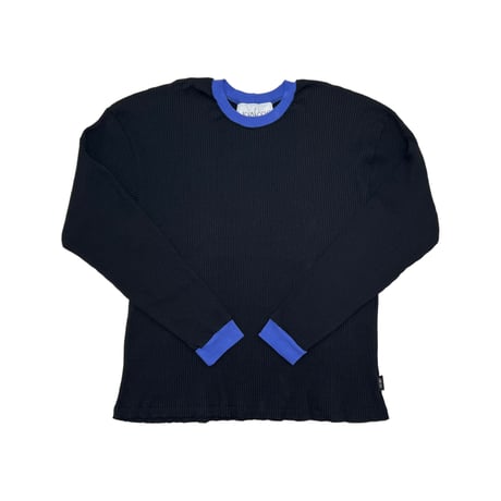 JOHN SOFIA Ringer Rib Knit (Black) | ジョンソフィア リンガー リブニット（ブラック）