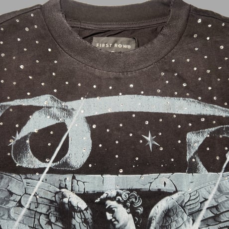 FIRST ROW GOD’S FAVORITE HEAVENFALL TEE (Black)｜ファーストロウ ゴッズ フェイバリット ヘブンフォール ティー（ブラック）