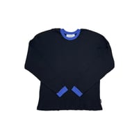 JOHN SOFIA Ringer Rib Knit (Black) | ジョンソフィア リンガー リブニット（ブラック）