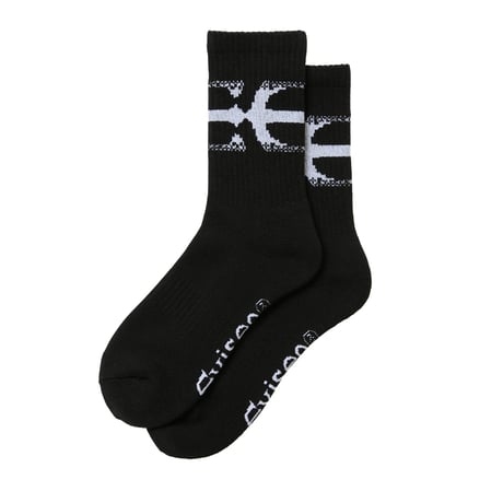 EVISEN PATTERN SOCKS (Black)｜エヴィセン パターンソックス（ブラック）