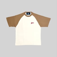ATTACK ORIGINAL “Attack Sports” Raglan Tee (Beige)｜アタック オリジナル “アタックスポーツ” ラグラン ティー（ベージュ)
