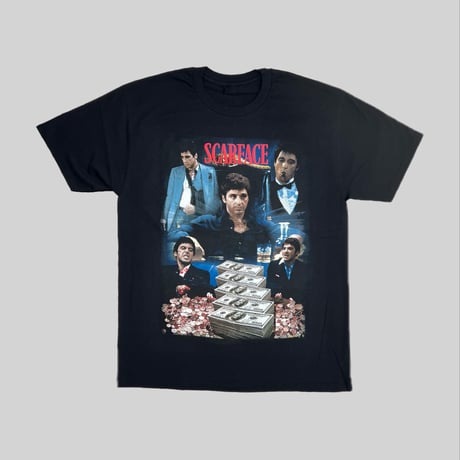 SCARFACE Tee (Black)｜スカーフェイス ティーシャツ（ブラック）
