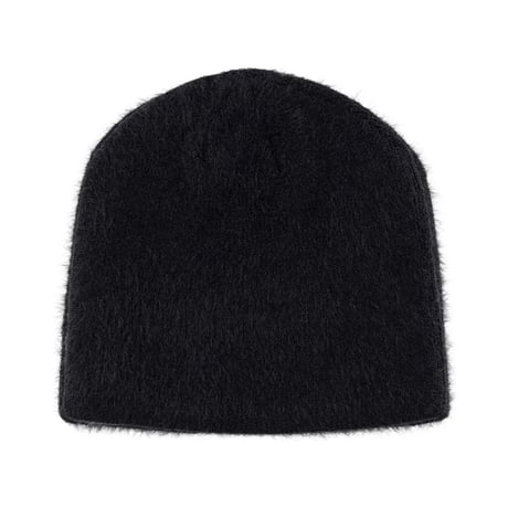 SUPPLIER Triple Cross Shaggy Knit Beanie (Black)｜サプライヤー トリプル クロス シャギー ニット ビーニー（ブラック）