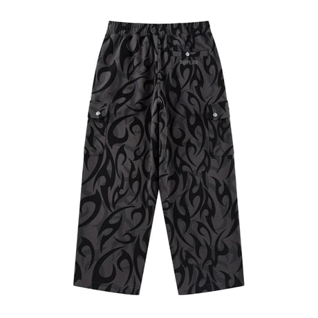 SUPPLIER Tribal Camo Baggy Sweat Pants (CHARCOAL)｜サプライヤー トライバルカモ バギー スウェット パンツ (チャコール）