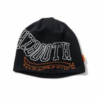 TIGHTBOOTH ACID LOGO BEANIE (Black)｜タイトブース アシッド ロゴ ビーニー（ブラック)