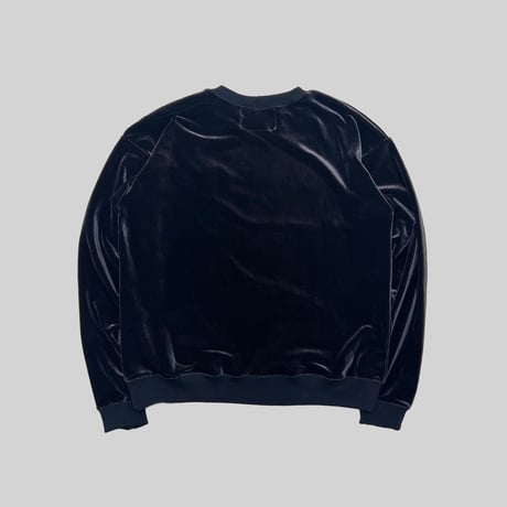 JOHN SOFIA Velour Crewneck (Black)｜ジョンソフィア ベロア クルーネック（ブラック）