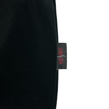 JOHN SOFIA Velour Crewneck (Black)｜ジョンソフィア ベロア クルーネック（ブラック)